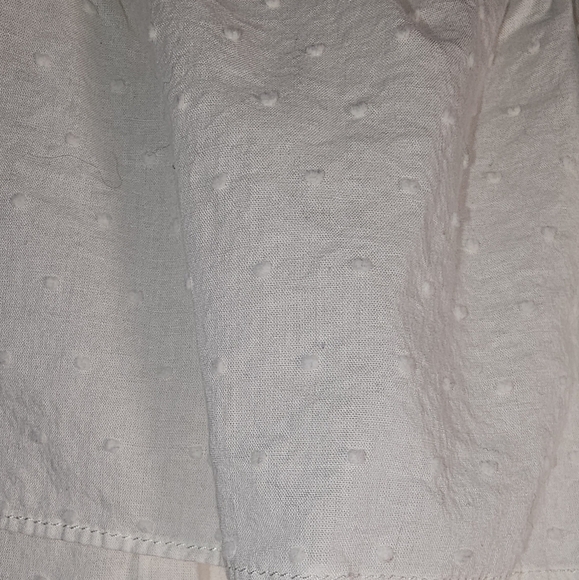 White Tiered Ruffled Braided Strap Cotton Dress 3T - Picture 4 of 5